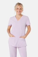 Ari & Arlo Women's Blush Pink Scrub Set