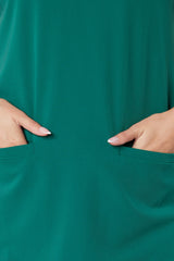 Ari & Arlo Women's Hunter Green Scrub Set