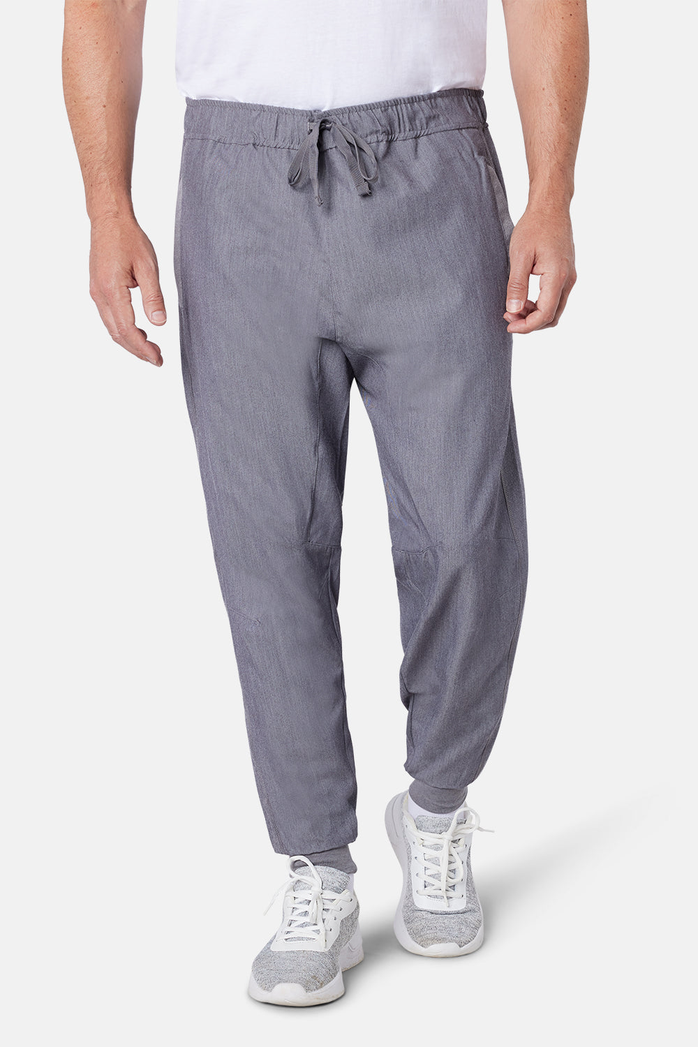 Maxwell Charcoal Grey Scrub Joggers