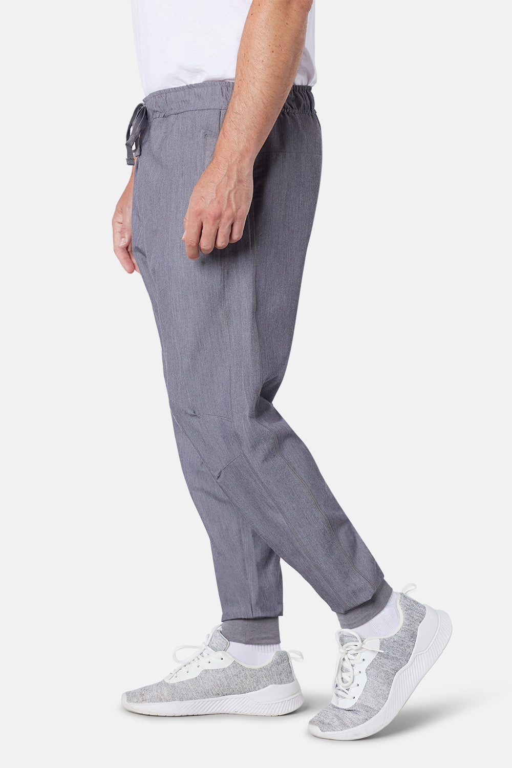 Maxwell Charcoal Grey Scrub Joggers