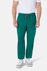 Miles & Maxwell Men's Hunter Green Scrub Set