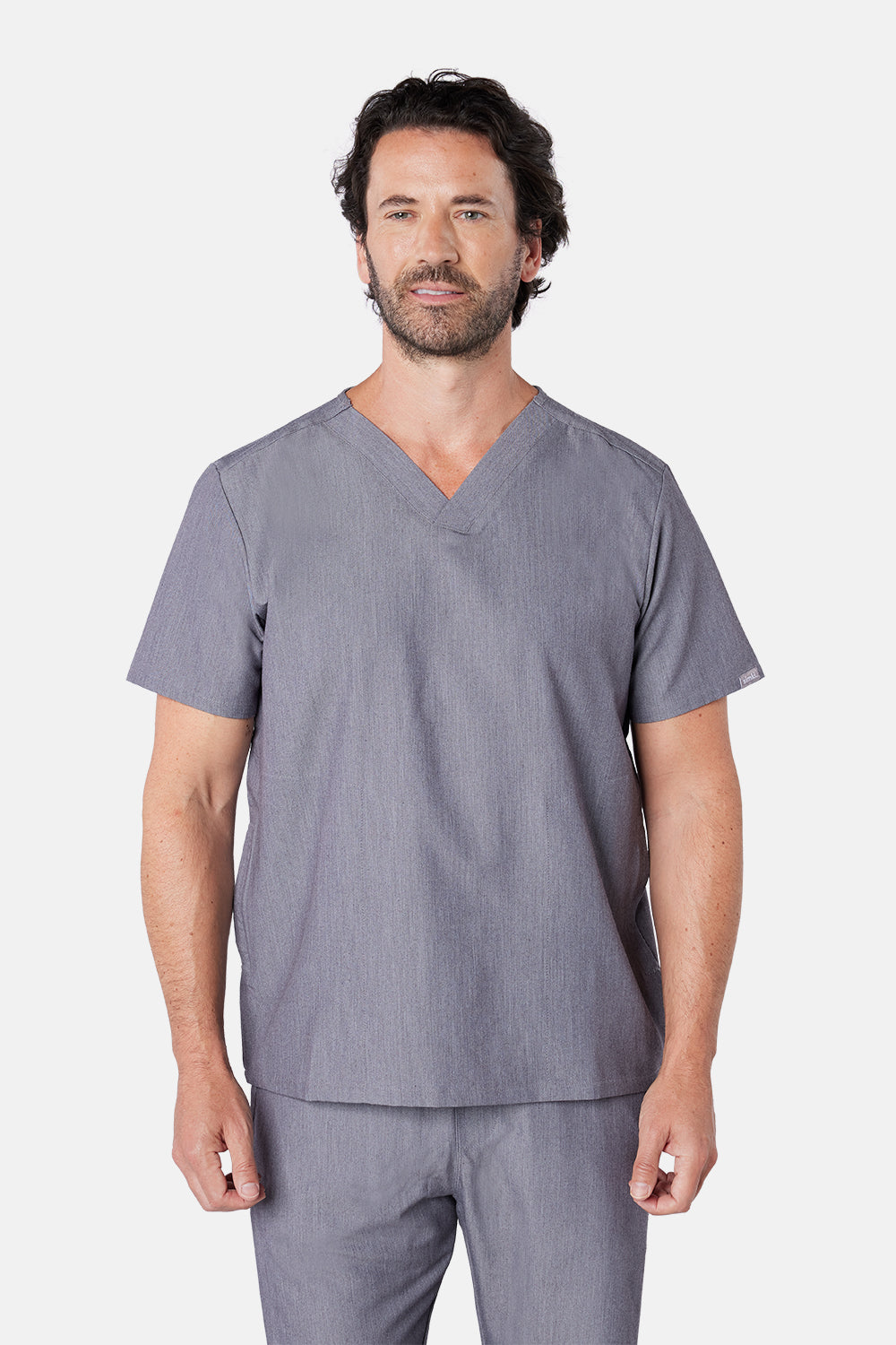 Oscar & Otto Men's Charcoal Grey Scrub Set