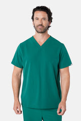 Oscar & Otto Men's Hunter Green Scrub Set