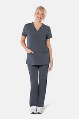 Arlo Pewter Grey Scrub Trousers