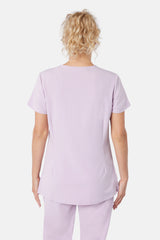 Ari Two-Pocket Blush Pink Scrub Top