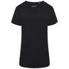Ari Two-Pocket Black Scrub Top