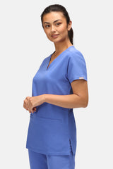 Ari & Arlo Women's Ceil Blue Scrub Set