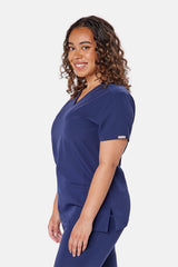 Ari & Arlo Women's Navy Scrub Set