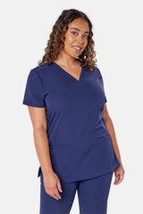 Ari & Arlo Women's Navy Scrub Set