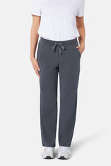 Ari & Arlo Women's Pewter Grey Scrub Set