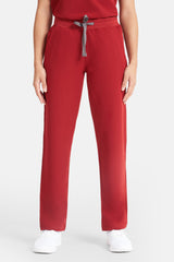 Ari & Arlo Women's Burgundy Scrub Set