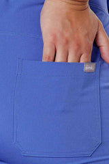 Ari & Arlo Women's Ceil Blue Scrub Set