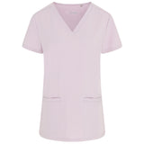 Ari Two-Pocket Blush Pink Scrub Top