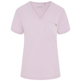 Nova One-Pocket Blush Pink Scrub Top
