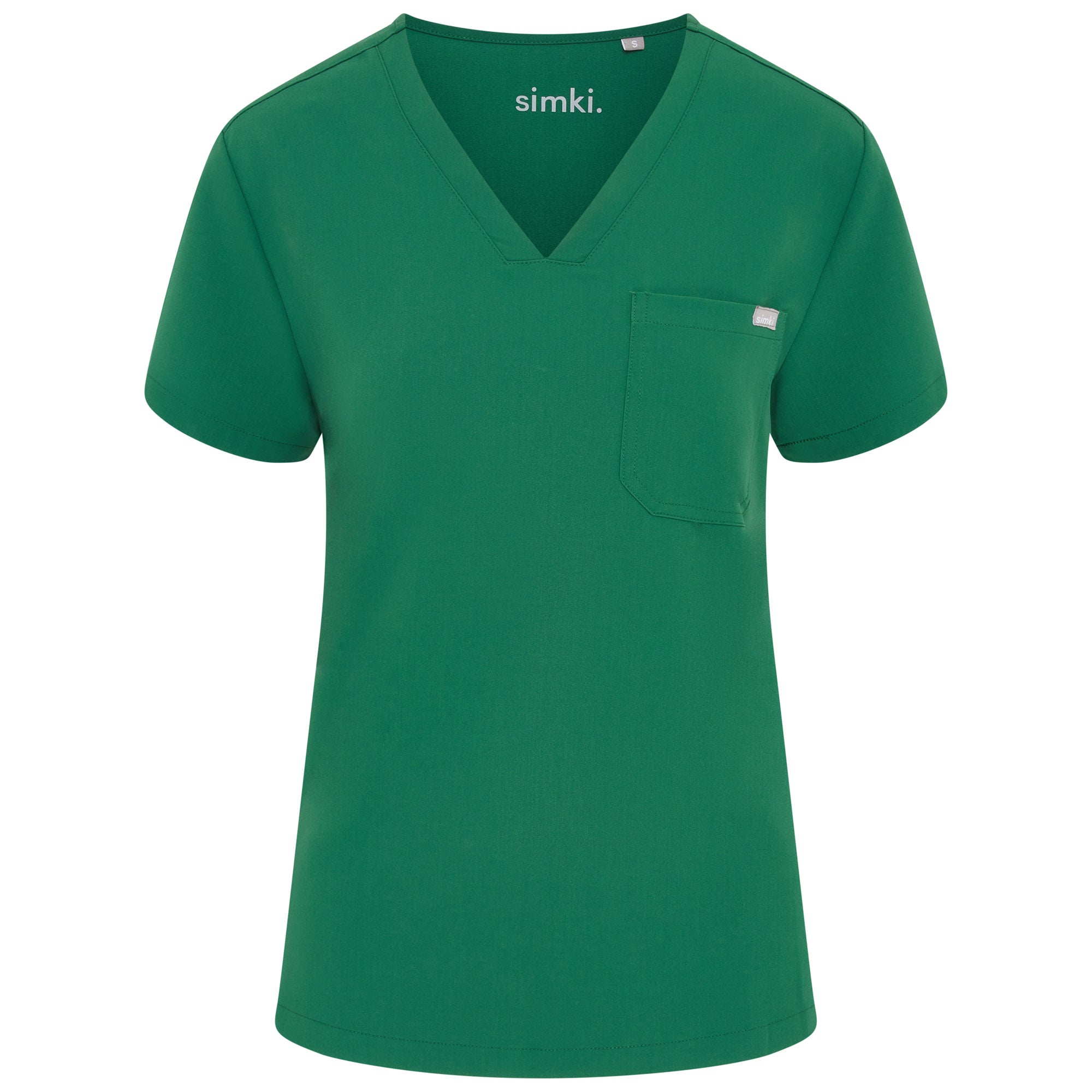 Nova Functional Pocket Scrubs – Women Hunter Green Medical Uniform Top ...