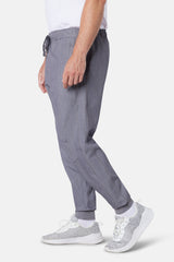 Maxwell Charcoal Grey Scrub Joggers