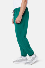 Miles & Maxwell Men's Hunter Green Scrub Set