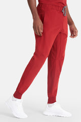 Maxwell Burgundy Scrub Joggers