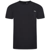 Miles Crew Neck Black Scrub Top