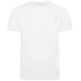 Miles Crew Neck White Scrub Top