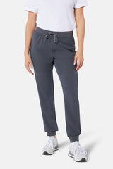 Nova & Neo Women's Pewter Grey Scrub Set
