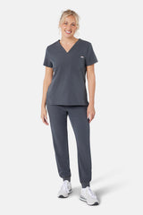 Neo Pewter Grey Scrub Joggers