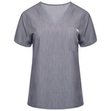 Nova One-Pocket Charcoal Grey Scrub Top