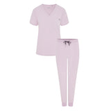 Nova & Neo Women's Blush Pink Scrub Set
