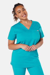 Nova & Neo Women's Teal Scrub Set