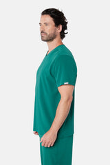 Oscar & Otto Men's Hunter Green Scrub Set
