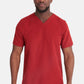 Oscar Two-Pocket Burgundy Scrub Top