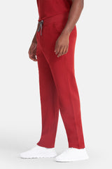 Otto Burgundy Scrub Trousers