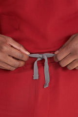 Otto Burgundy Scrub Trousers